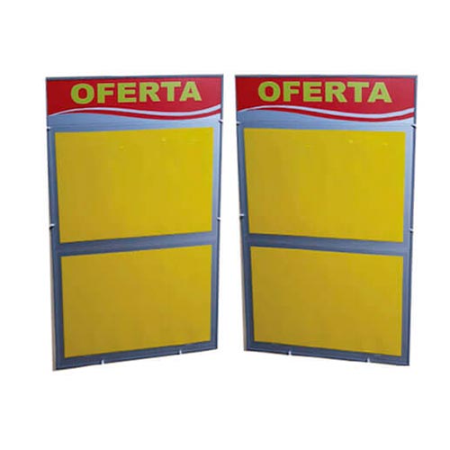 Placa Painel Porta Cartaz Grande 71x122cm Oferta Cód. 2793