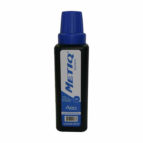 Tinta Azul Alco Metiq Para Kit Escrita Faixa Cartaz Cód. 0131